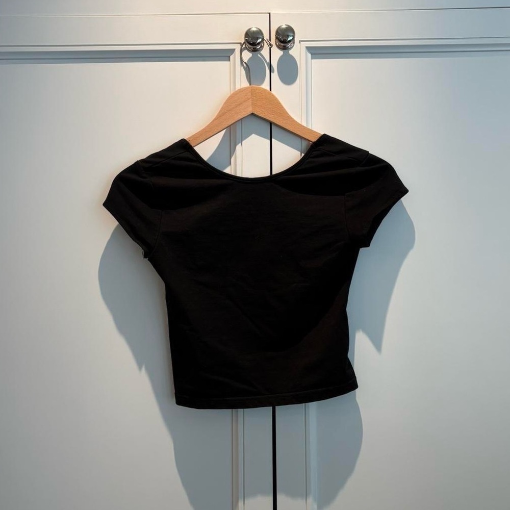 Edikted Black Backless Top